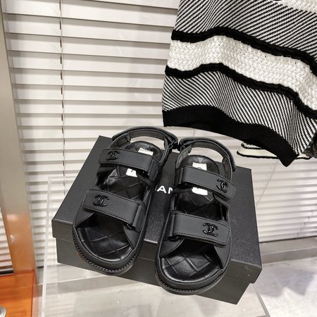 Chanel resort series women s slippers