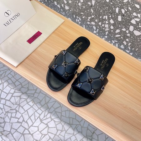 Valentino studded flat shoes