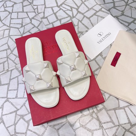 Valentino studded flat shoes