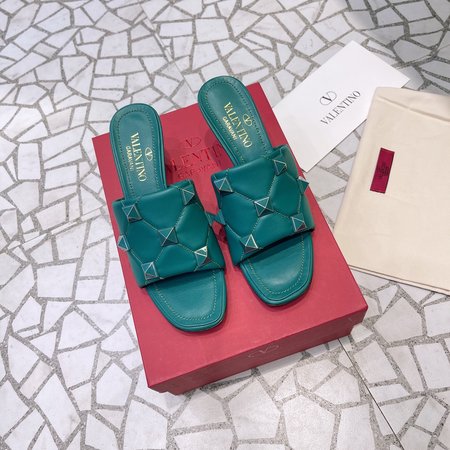 Valentino studded flat shoes