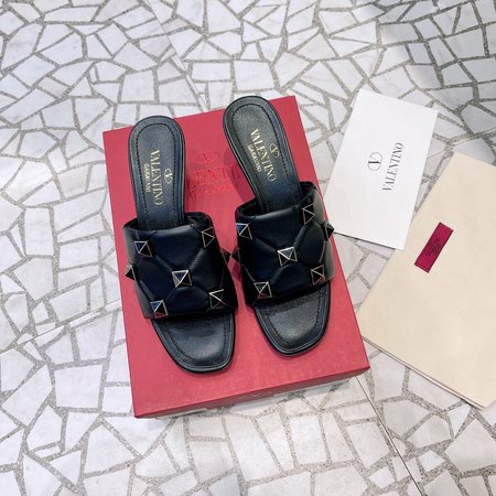 Valentino studded flat shoes