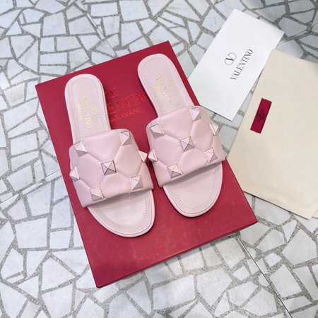 Valentino studded flat shoes