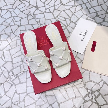 Valentino studded flat shoes