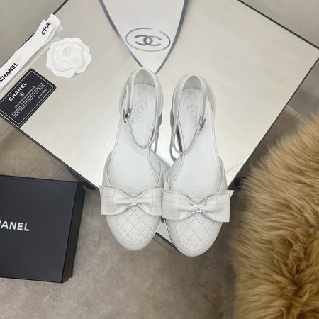 Chanel bow sandals