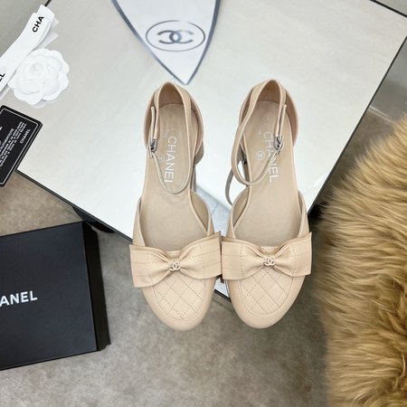 Chanel bow sandals