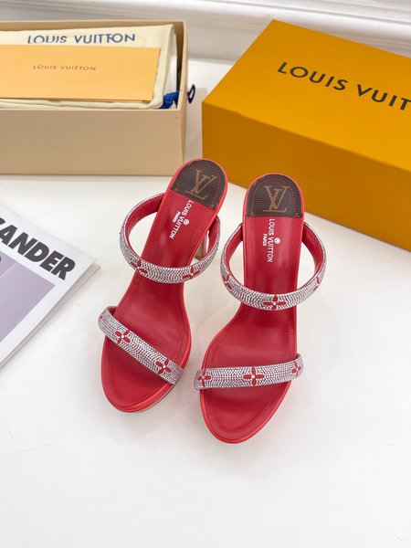 Louis Vuitton LV | Australian Diamond High Slippers