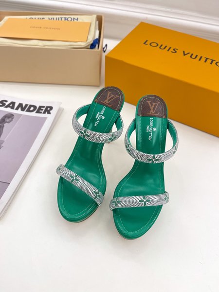 Louis Vuitton LV | Australian Diamond High Slippers