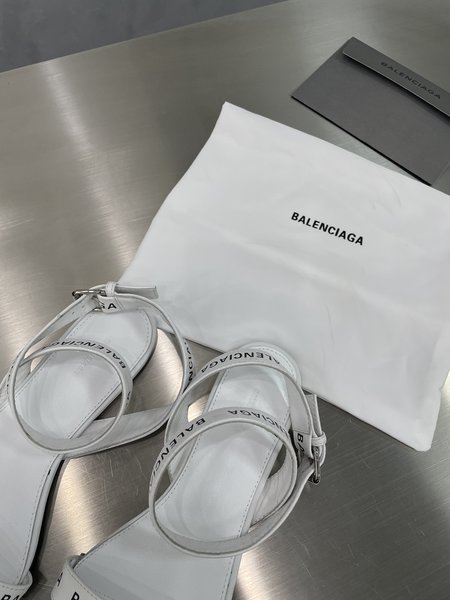 Balenciaga letter print sandals