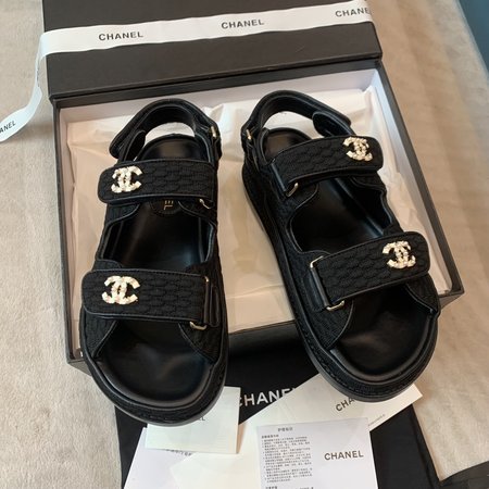 Chanel Velcro sandals