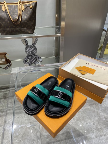 Louis Vuitton platform slippers