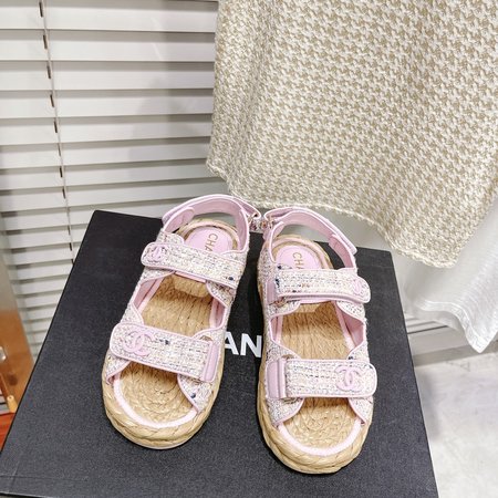 Chanel Classic Beach Velcro Sandals