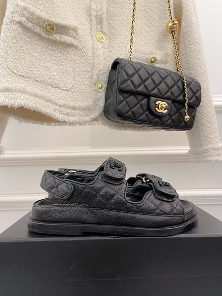 Chanel Velcro sandals