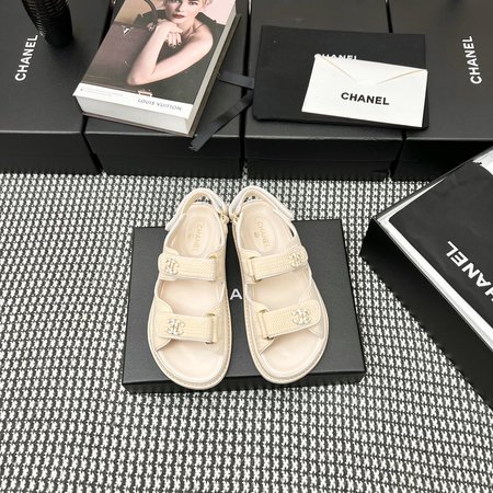 Chanel Velcro sandals