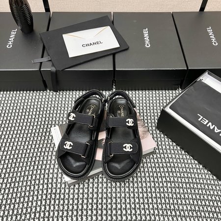 Chanel Velcro sandals