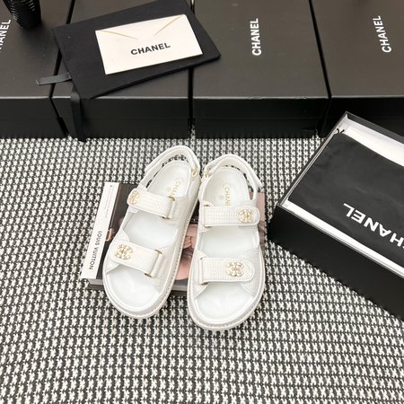 Chanel Velcro sandals