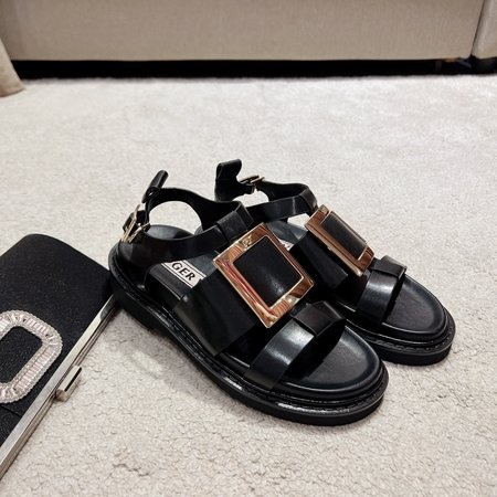 Roger Viver Roman Strap Platform Sandals Vintage