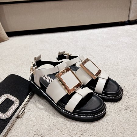 Roger Viver Roman Strap Platform Sandals Vintage