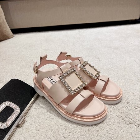 Roger Viver Roman Strap Platform Sandals Vintage