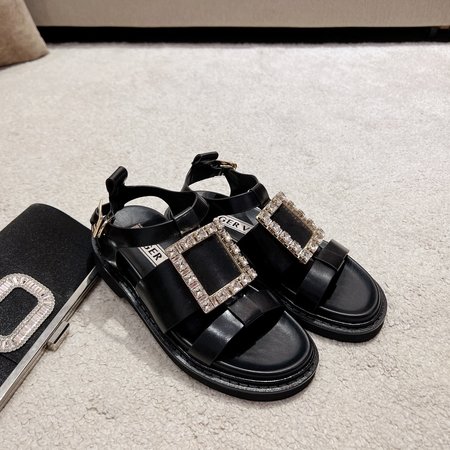 Roger Viver Roman Strap Platform Sandals Vintage