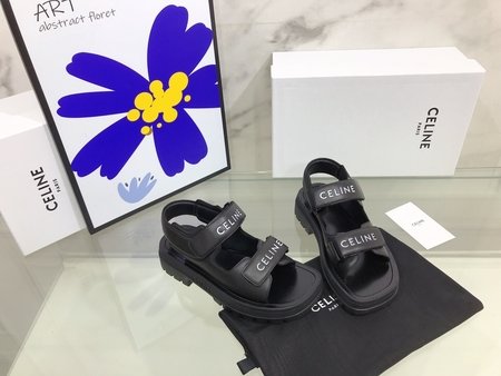 Celine LEO calfskin sandals