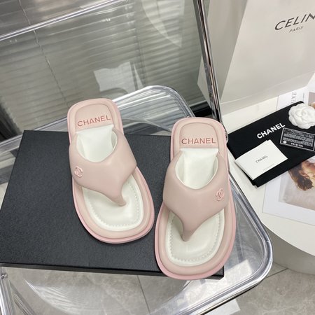 Chanel bread slippers