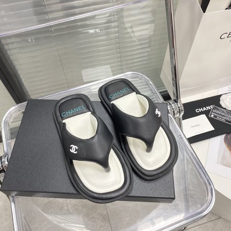 Chanel bread slippers