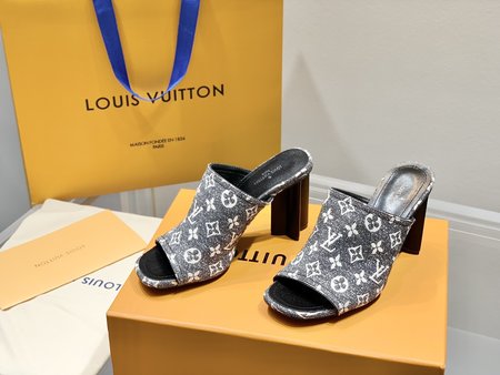 Louis Vuitton high heel sandals and slippers