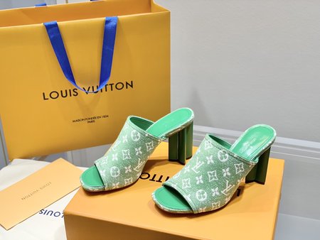 Louis Vuitton high heel sandals and slippers