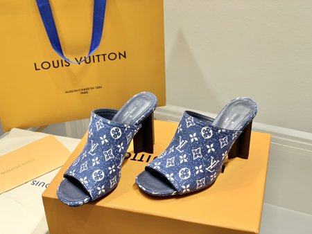 Louis Vuitton high heel sandals and slippers