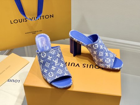 Louis Vuitton high heel sandals and slippers