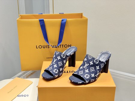 Louis Vuitton high heel sandals and slippers
