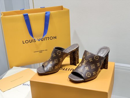 Louis Vuitton high heel sandals and slippers
