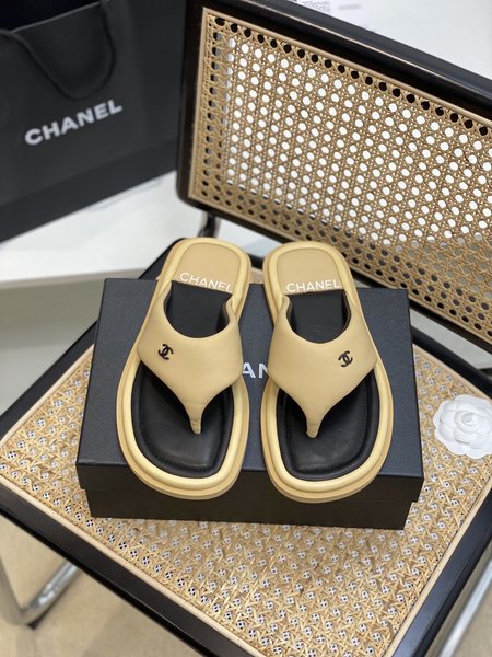 Chanel Classic Comfort Bread Slippers