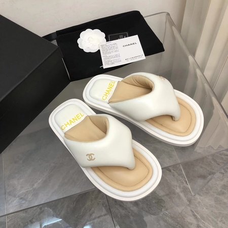 Chanel slippers beach sandals