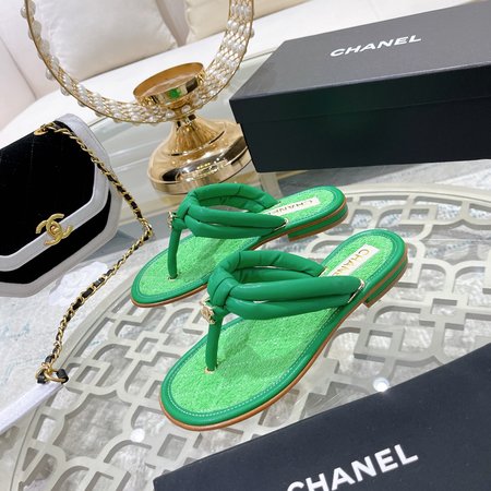 Chanel flip flops
