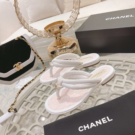 Chanel flip flops