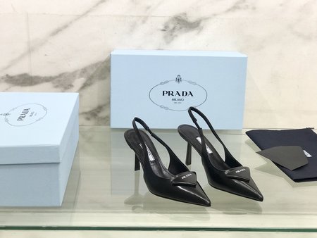 Prada beaded high heel sandals