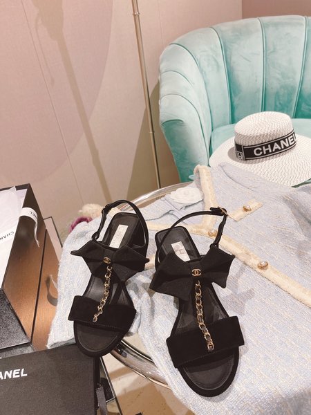 Chanel Bow Thong Sandals