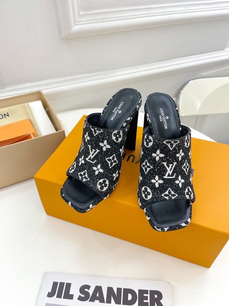 Louis Vuitton vintage slipper denim