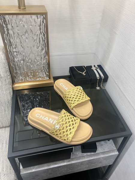 Chanel mesh slippers