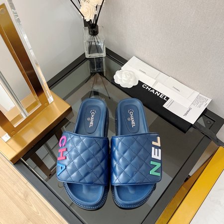 Chanel Candy Color Slippers