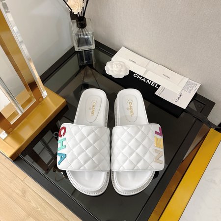 Chanel Candy Color Slippers