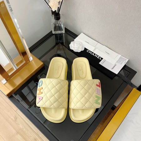 Chanel Candy Color Slippers
