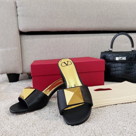 Valentino VT calfskin block heel sandals