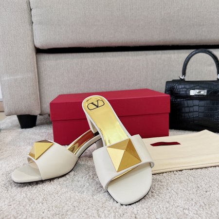 Valentino VT calfskin block heel sandals