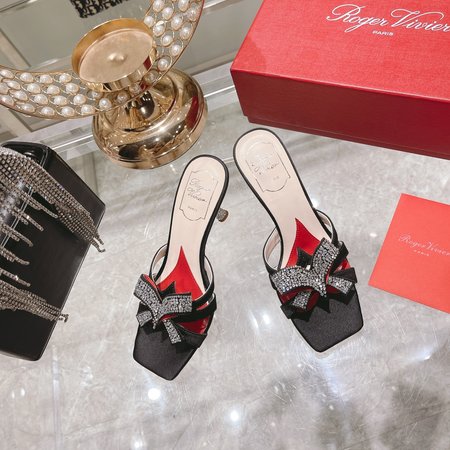 Roger Viver high heel hot diamond sandals