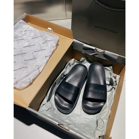 Balenciaga PU Slides
