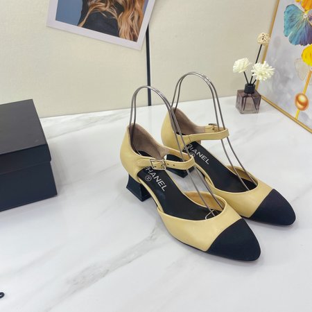 Chanel sandals lambskin