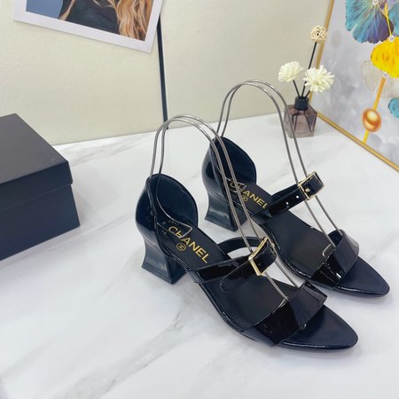 Chanel sandals lambskin