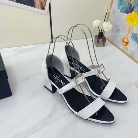 Chanel sandals lambskin